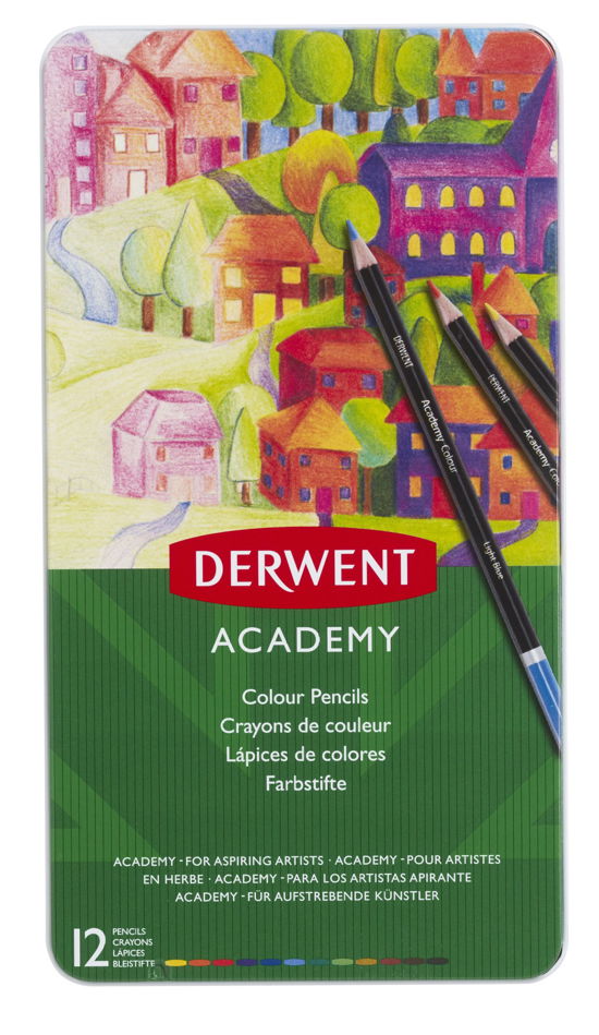 Cover for Derwent · Academy Color Pencils Tin (12 Pcs) (605064) (Leksaker)