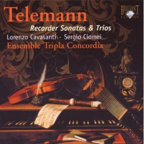 Cover for Telemann · Recorder Sonatas &amp; Trios (CD) (2009)