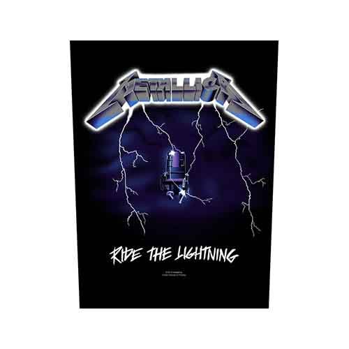Cover for Metallica · Ride the Lightning (Backpatch) (Patch) [Black edition] (2019)