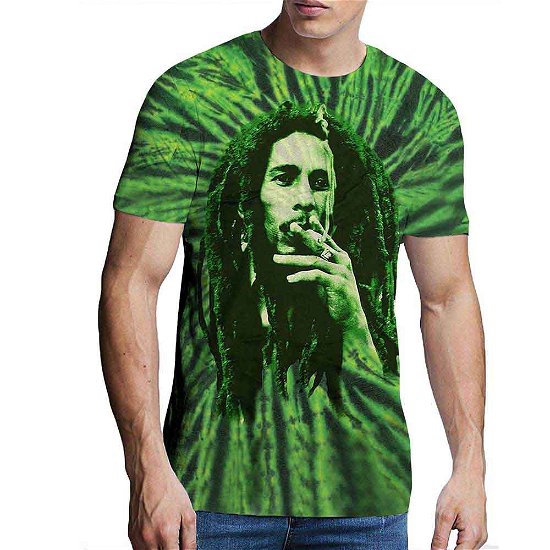 Cover for Bob Marley · Bob Marley Unisex T-Shirt: Smoke (Wash Collection) (T-shirt) [size S]