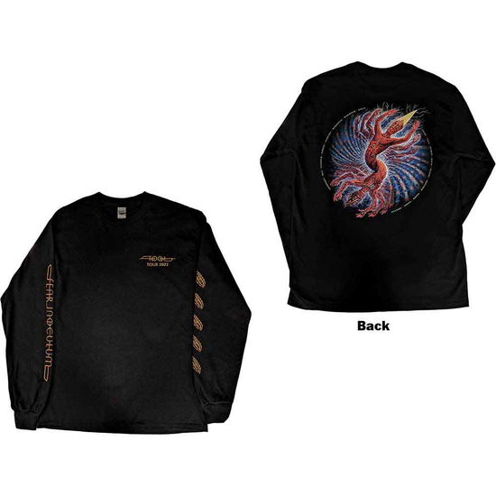 Tool Unisex Long Sleeve T-Shirt: Spiral Tour 2022 (Black) (Back Print & Ex-Tour) - Tool - Produtos - - 5056561083865 - 4 de maio de 2023