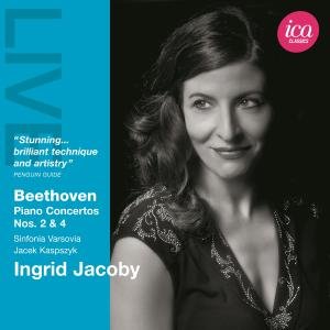Cover for Jacoby, Ingrid / Sinfonia Varsovia · Beethoven: Piano Concertos Nos. 2 &amp; 4 (CD) (2012)