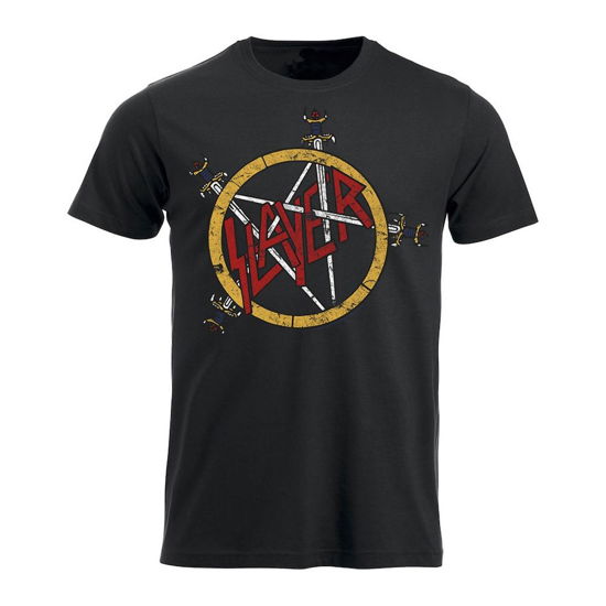 Slayer · Pentagram Distressed (T-shirt) [size XXL] (2022)