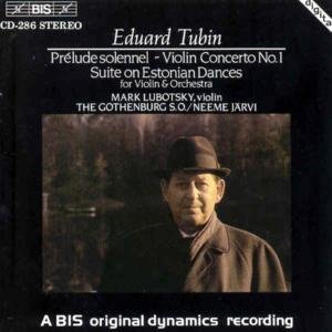 Cover for Tubin · Gothenburg Sojarvi (CD) (2000)