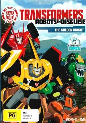 Cover for Transformers · Robots In Disguise - The Golden Knight (DVD) (2018)