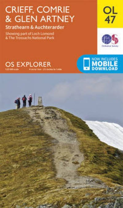 Cover for Ordnance Survey · Crieff, Comrie &amp; Glen Artney, Strathearn &amp; Auchterarder - OS Explorer Map (Landkarten) [May 2015 edition] (2015)