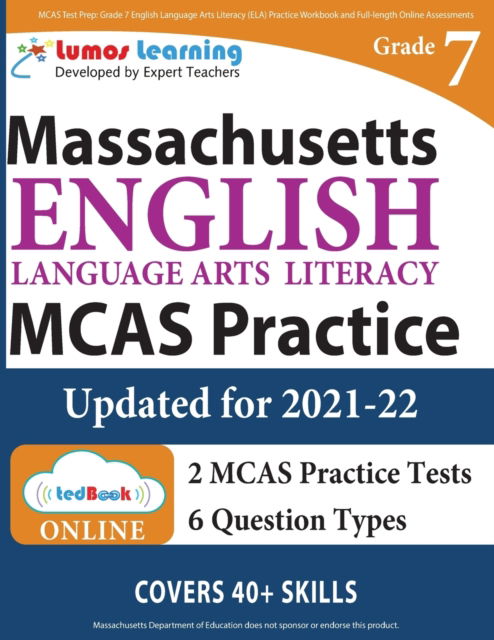 Cover for Lumos Learning · MCAS Test Prep : Next Generation Massachusetts Comprehensive Assessment System Study Guide (Paperback Book) (2021)