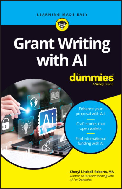 Cover for Sheryl Lindsell-Roberts · Grant Writing with AI For Dummies (Paperback Book) (2025)