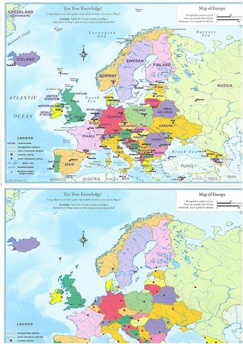 Cover for ITM Publications · International Travel Maps: Europe Educational Map Set (Map) (2013)