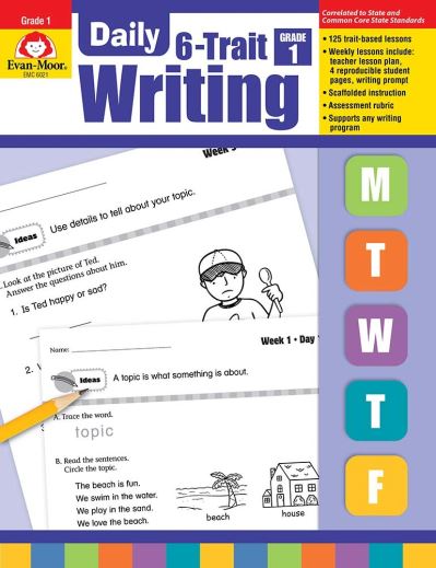 Cover for Evan-Moor Educational Publishers · Daily 6-Trait Writing Grade 1 (Paperback Book) (2008)