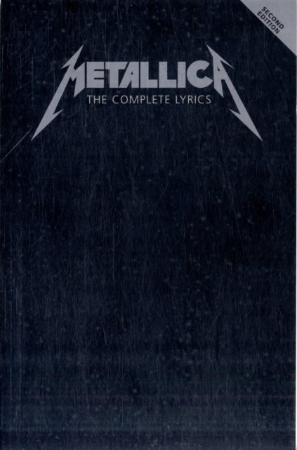 Cover for Metallica · Metallica: The Complete Lyrics (Paperback Book) (2009)