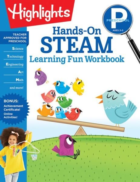 Cover for Highlights Learning · Preschool Hands-On STEAM Learning Fun Workbook - Highlights Learning Fun Workbooks (Paperback Book) (2020)
