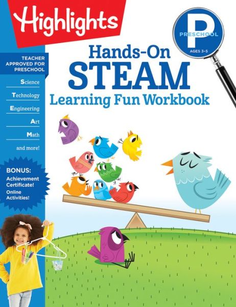 Cover for Highlights Learning · Preschool Hands-On STEAM Learning Fun Workbook - Highlights Learning Fun Workbooks (Taschenbuch) (2020)