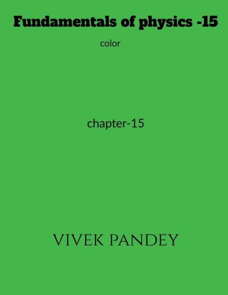 Cover for Vivek Pandey · Fundamentals of Physics -15 Color (Book) (2020)