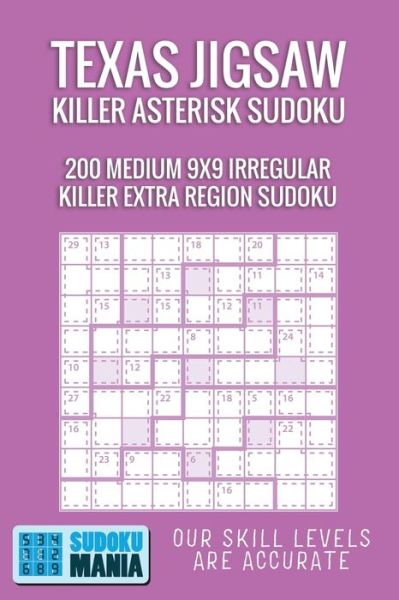 Cover for Sudoku Mania · Texas Jigsaw Killer Asterisk Sudoku (Pocketbok) (2019)