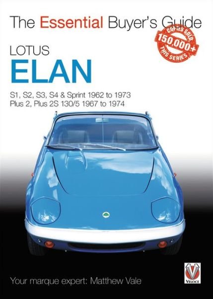 Cover for Matthew Vale · Lotus Elan: S1, S2, S3, S4 &amp; Sprint 1962 to 1973 - Plus 2, Plus 2S 130/5 1967 to 1974 - Essential Buyer's Guide (Pocketbok) (2018)