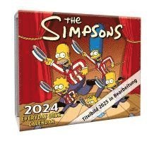 Cover for The Simpsons Desk Block Calendar 2025 (Calendar) (2024)