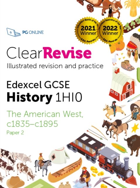 Cover for PG Online · ClearRevise Edexcel GCSE 1HI0 American West c1835-c1895 Paper 2 (Pocketbok) (2023)