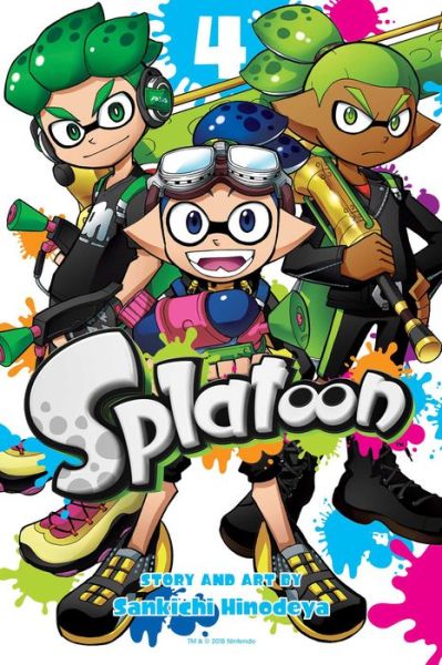 Cover for Sankichi Hinodeya · Splatoon, Vol. 4 - Splatoon (Paperback Book) (2018)