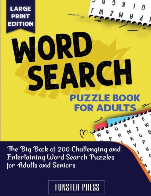 Cover for Funster Press · Word Search Puzzle Book for Adults (Pocketbok) (2020)