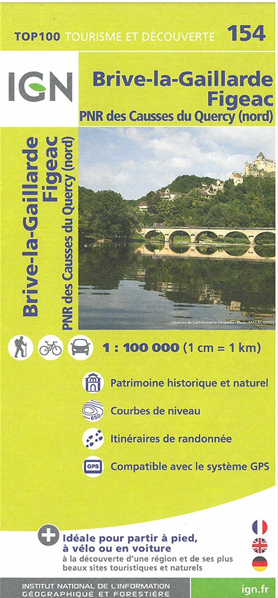 Cover for Ign · Brive-la-Gaillarde / Figeac (Kort)