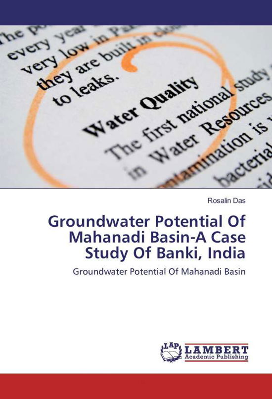 Cover for Das · Groundwater Potential Of Mahanadi B (Buch)
