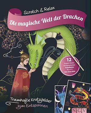 Cover for Naumann &amp; Göbel Verlagsg. · Die magische Welt der Drachen - Traumhafte Kratzbilder zum Entspannen (Paperback Book) (2021)