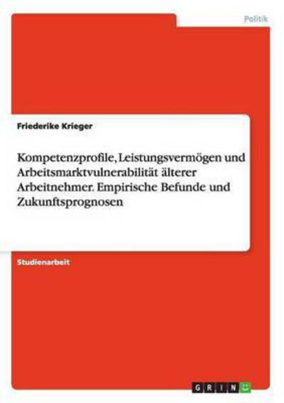 Cover for Krieger · Kompetenzprofile, Leistungsverm (Book)