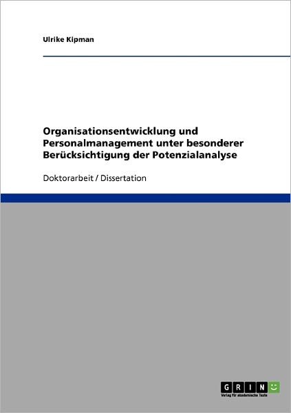 Cover for Kipman · Organisationsentwicklung und Per (Book) [German edition] (2007)