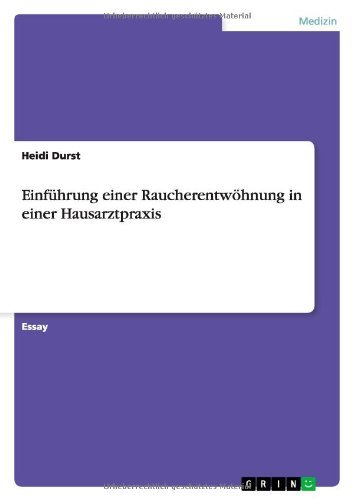 Cover for Durst · Einführung einer Raucherentwöhnun (Buch) [German edition] (2011)