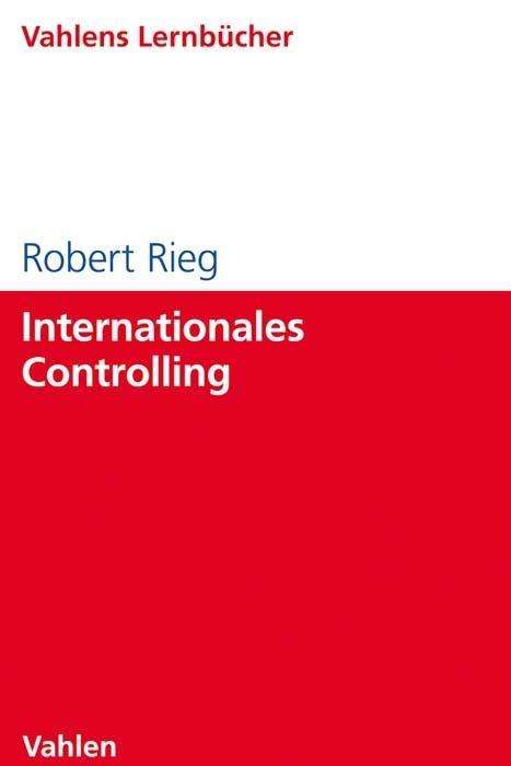 Cover for Rieg · Internationales Controlling (Book)