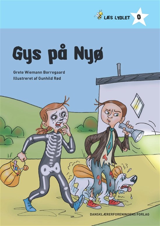 Cover for Grete Wiemann Borregaard · Læs lydlet. 0 - blå: Gys på Nyø (Sewn Spine Book) [1er édition] (2017)