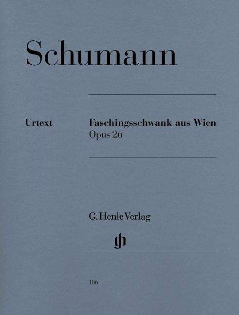 Cover for R. Schumann · Faschin.Wien.op.26,Kl.HN186 (Book) (2018)