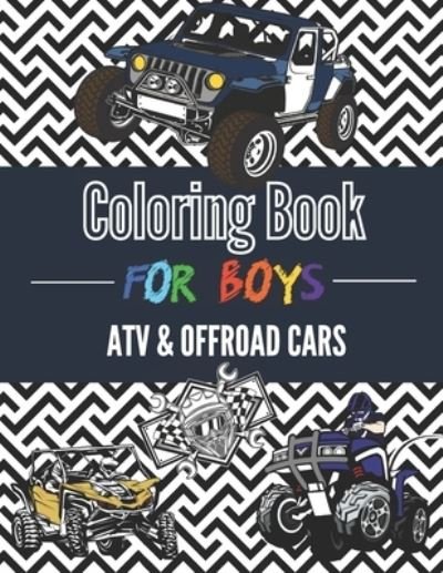 Cover for Newgen Page · Coloring Book For Boys ATV &amp; Offroad Cars - Over 30 coloring pages to Color and Enjoy (Paperback Bog) (2020)