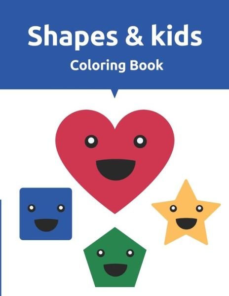 Cover for Kid King Books · Shapes &amp; Kids Coloring Book (Pocketbok) (2021)