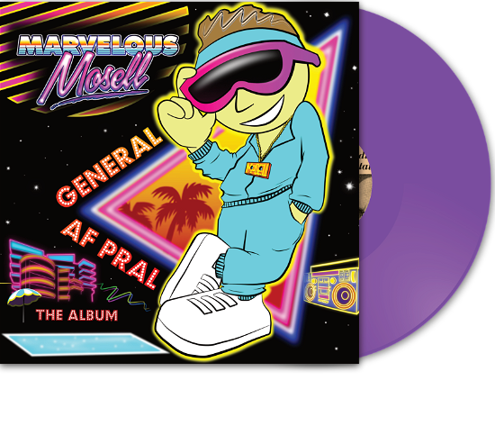 Cover for Marvelous Mosell · General af Pral (LP) [Limited Purple Vinyl edition] (2023)