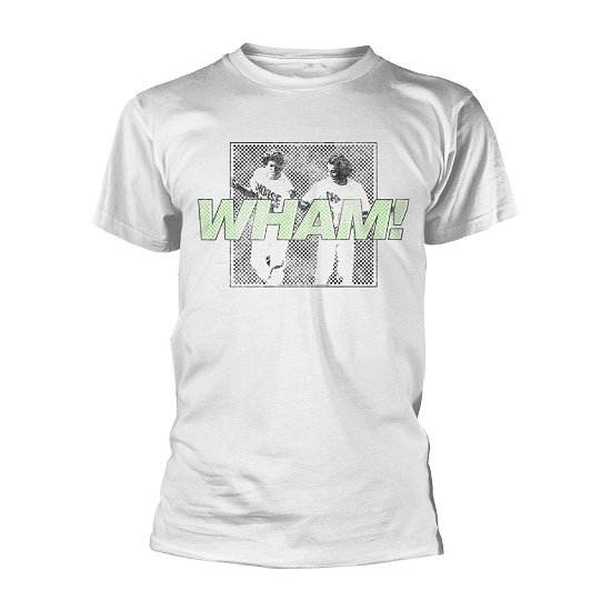 Cover for Wham! · Checkered (T-shirt) [size S] [White edition] (2018)