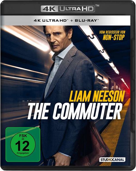 Cover for The Commuter (4k Ultra Hd+blu-ray) (Blu-ray) (2018)