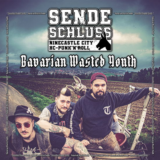 Cover for Sendeschluss · Bavarian Wasted Youth EP (Blue / White Vinyl) (+Booklet) (LP) (2024)