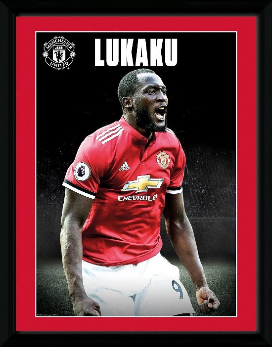 Cover for Manchester United · Manchester United: Lukaku Stand 17/18 (Stampa In Cornice 30x40cm) (MERCH)