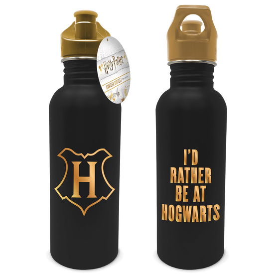 Harry Potter Trinkflasche Id Rather Be At Hogwart - Pyramid International - Fanituote - Pyramid Posters - 5050574259866 - torstai 14. syyskuuta 2023