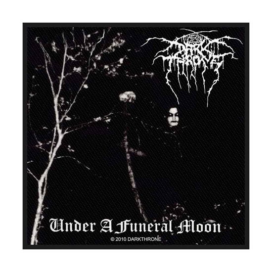 Darkthrone Standard Woven Patch: Under a Funeral Moon - Darkthrone - Gadżety - PHD - 5055339723866 - 19 sierpnia 2019