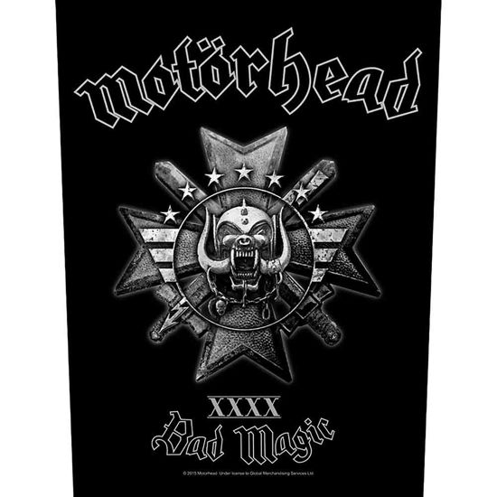 Cover for Motörhead · Bad Magic (Backpatch) (Patch) [Black edition] (2019)