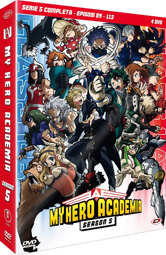 My Hero Academia Stagione 05 The Complete Series Eps 89-113 4 Dvd - Masahiro Mukai - Films -  - 8019824925866 - 5 juli 2023
