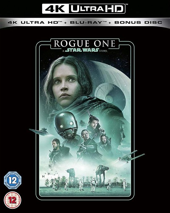 Cover for Rogue One: A Star Wars Story (Region Free - NO RETURNS) · Star Wars - Rogue One A Star Wars Story (4K UHD Blu-ray) (2020)