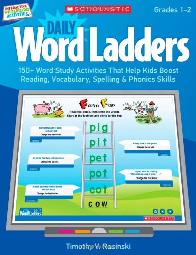 Cover for Timothy Rasinski · Interactive Whiteboard Activities: Daily Word Ladders (Gr. 1-2): 150+ Word Study Activities That Help Kids Boost Reading, Vocabulary, Spelling &amp; Phonics Skills (Paperback Book) (2012)