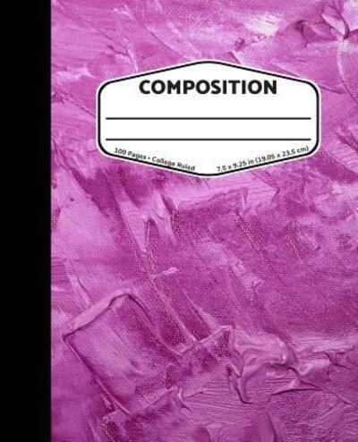 Composition Notebook Purple Wall | College Ruled - Three Dogs Publishing - Bøger - Independently Published - 9781079319866 - 8. juli 2019