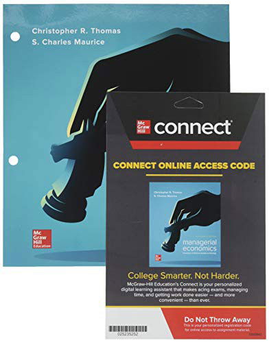 Cover for Christopher Thomas · Gen Combo Looseleaf Managerial Economics; Connect Access Card (Print) (2019)