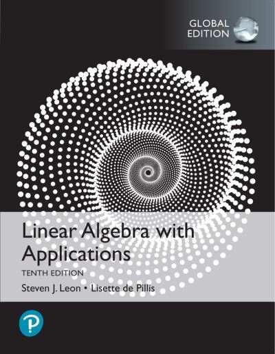 Cover for Steven Leon · Linear Algebra with Applications, Global Edition (Paperback Book) (2020)