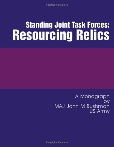 Cover for Maj John M Bushman · Standing Joint Task Forces: Resourcing Relics (Pocketbok) (2013)